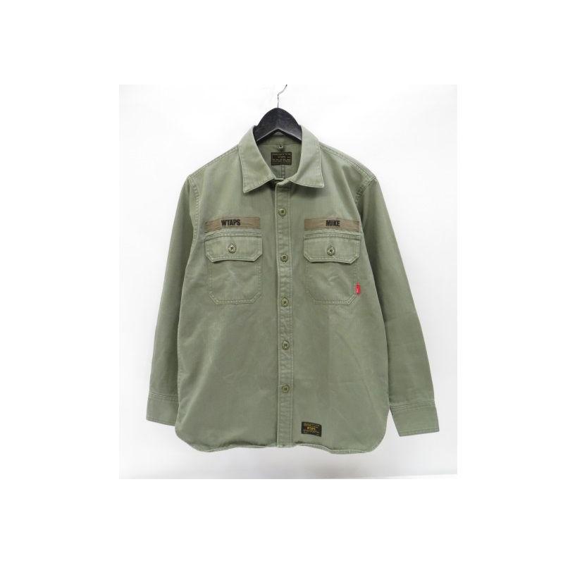 WTAPS FROCK LS L BLU チェック 171GWDT-SHM02S トップス WTAPS FROCK LS L BLU チェック 171GWDT-SHM02S トップス