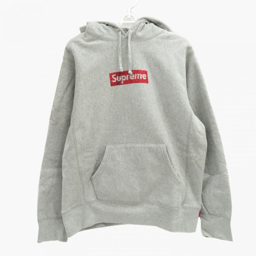 Supreme×Swarovski シュプリーム スワロフスキー 19SS Box Logo Hooded 