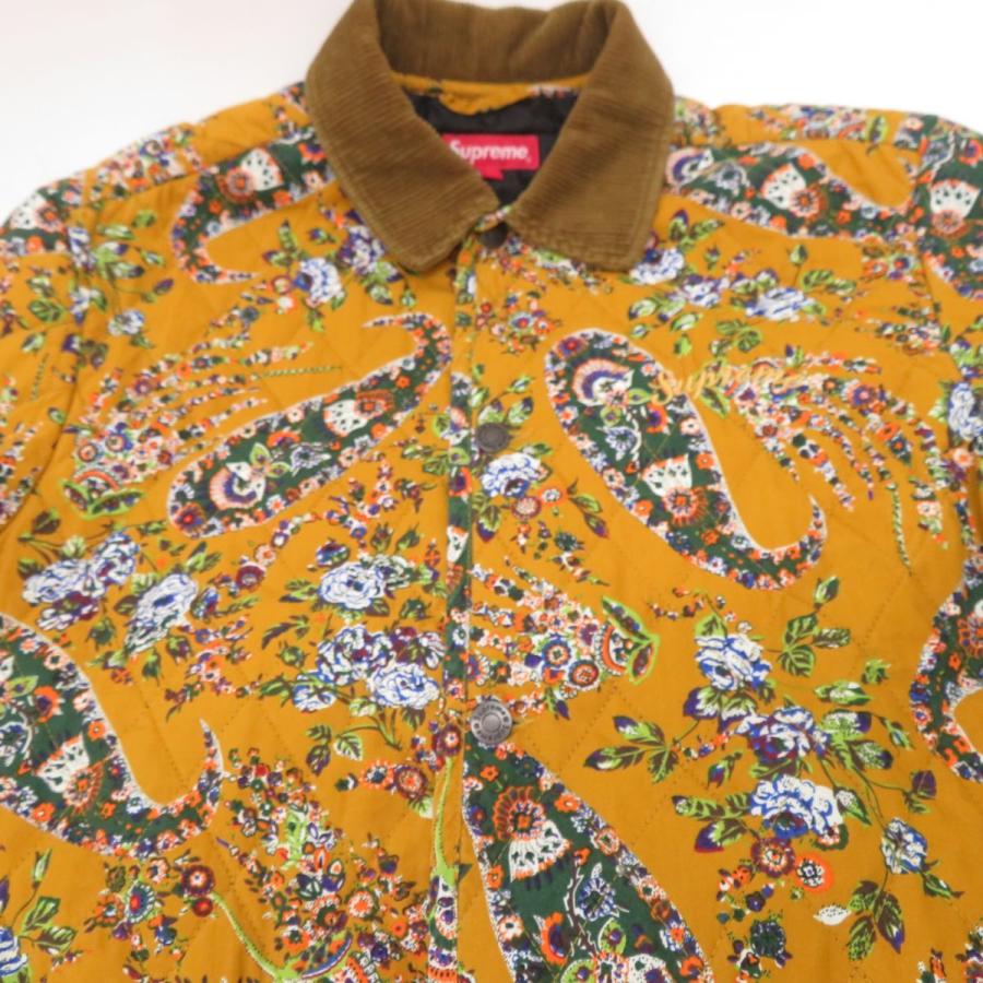 Supreme シュプリーム 19AW Quilted Paisley Jacket ペイズリー柄 