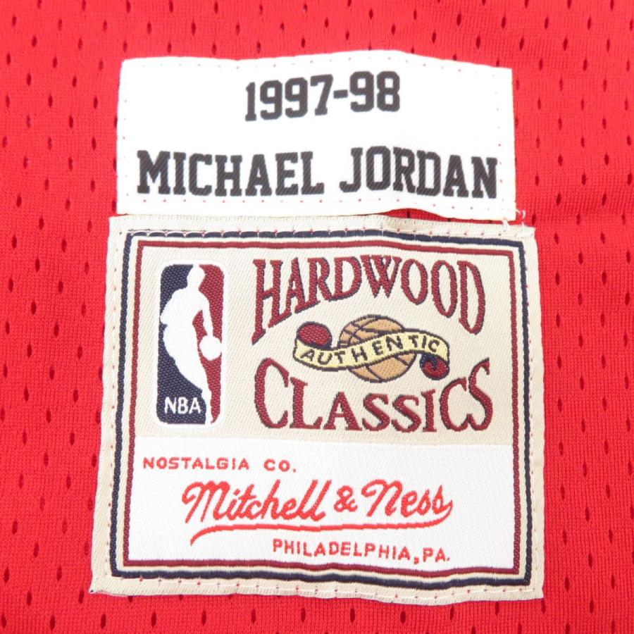 Mitchell & Ness ミッチェルアンドネス シカゴブルズ 23 マイケル・ジョーダン ロード オーセンティックジャージ Sサイズ ※中古｜kinoko-dou｜08