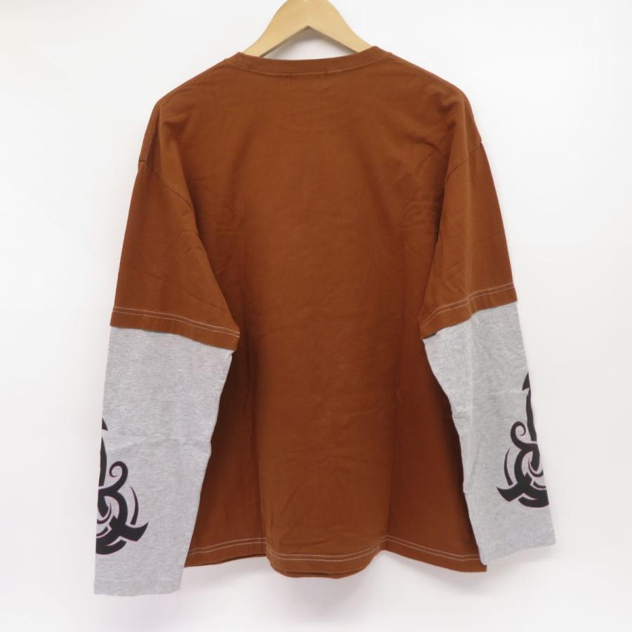 X-LARGE エクストララージ TRIBAL LAYERED L/S TEE 長袖Ｔシャツ 101213011025 Lサイズ ※中古｜kinoko-dou｜02