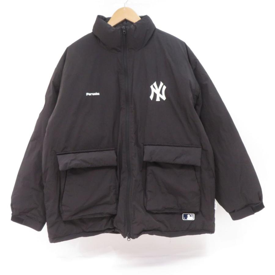 Perushu × MLB ペルーシュ 中綿 ナイロンジャケット PE333008BW L 