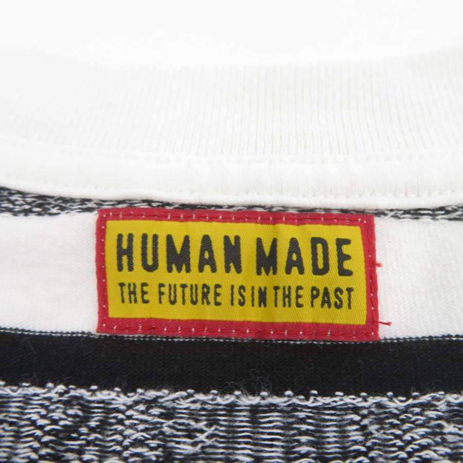 HUMAN MADE Tシャツ Lサイズ HUMAN MADE ヒューマンメイド STRIPED T-SHIRT XLサイズ ※中古 : お宝
