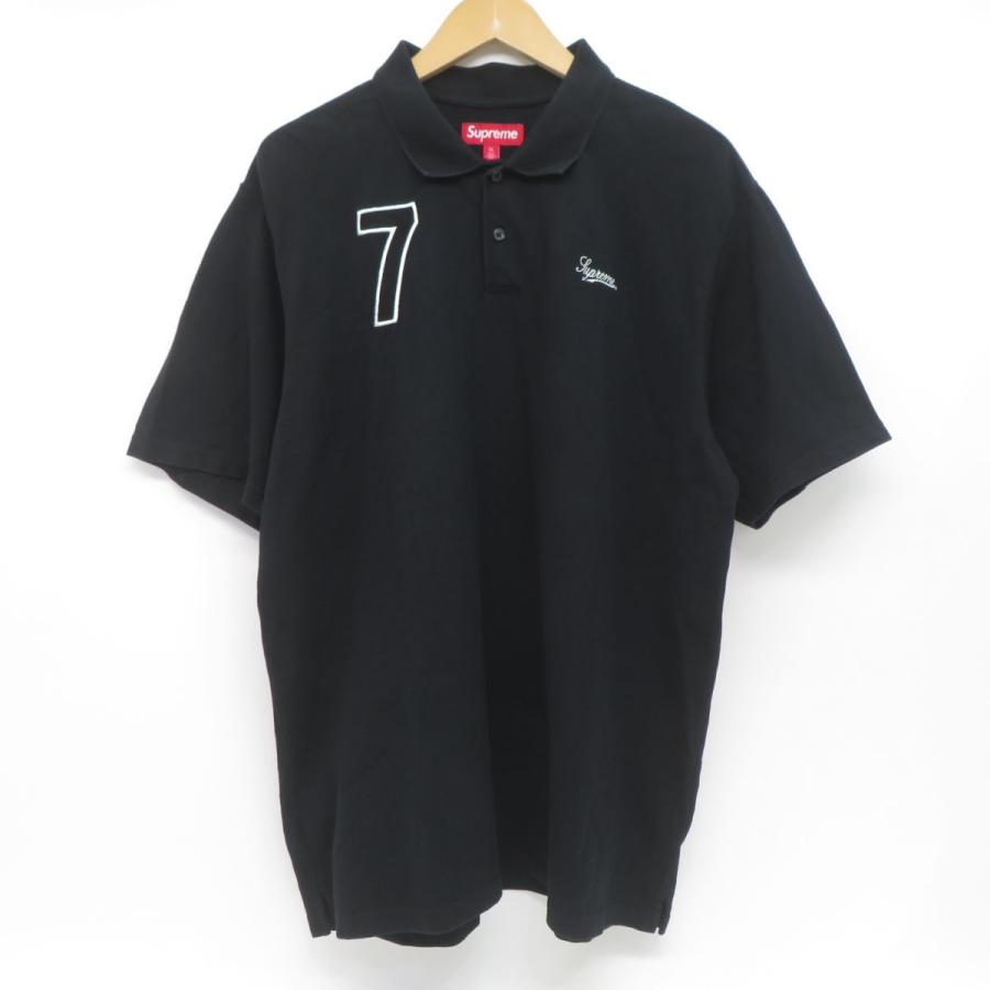 希少　Supreme シュプリーム　半袖ポロbasketball shirt Supreme シュプリーム Cursive Polo カーシブ ポロシャツ 半袖 XL