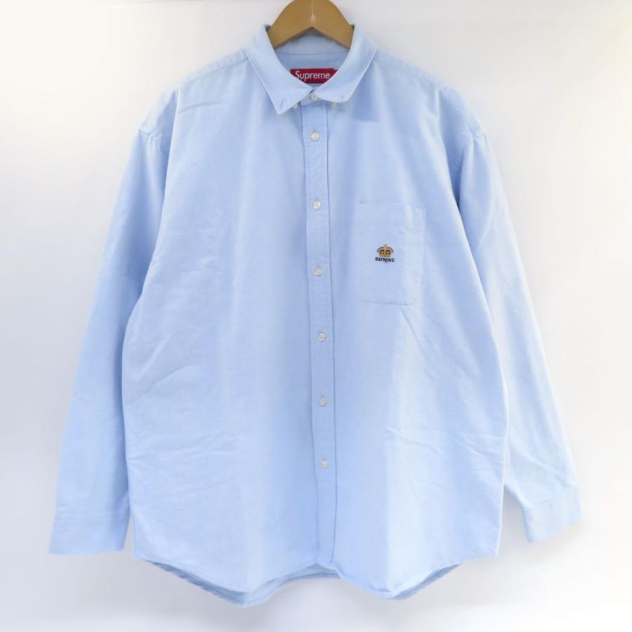SUPREME シュプリーム Loose Fit Flannel Oxford Shirt ルーズ