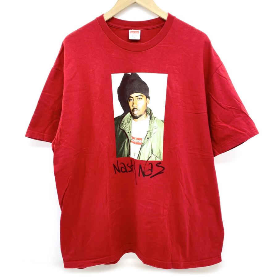 Supreme シュプリーム Nas Tee ナズ 半袖Tシャツ XLサイズ ※中古