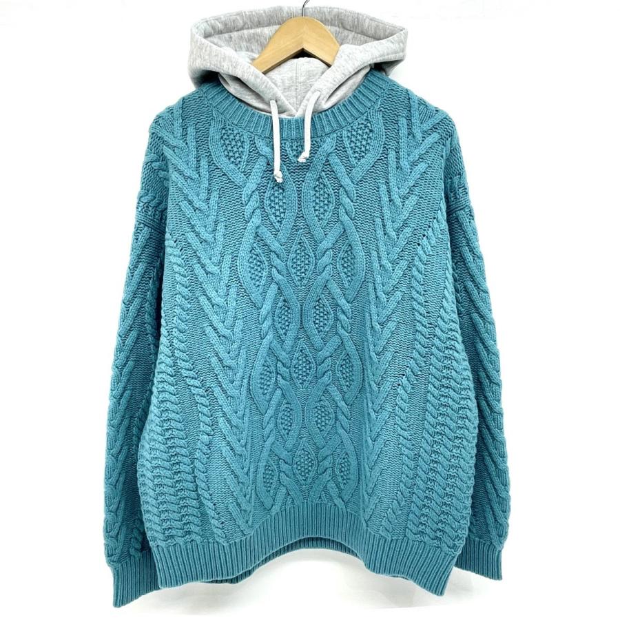 Supreme シュプリーム 25AW Cable Hooded Sweater ケーブル フード