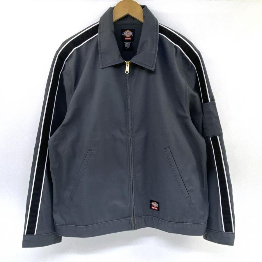 SUPREME Dickies チェック柄ジャケット Lサイズ Supreme×Dickies シュプリーム ディッキーズ Stripe Eisenhower Jacket
