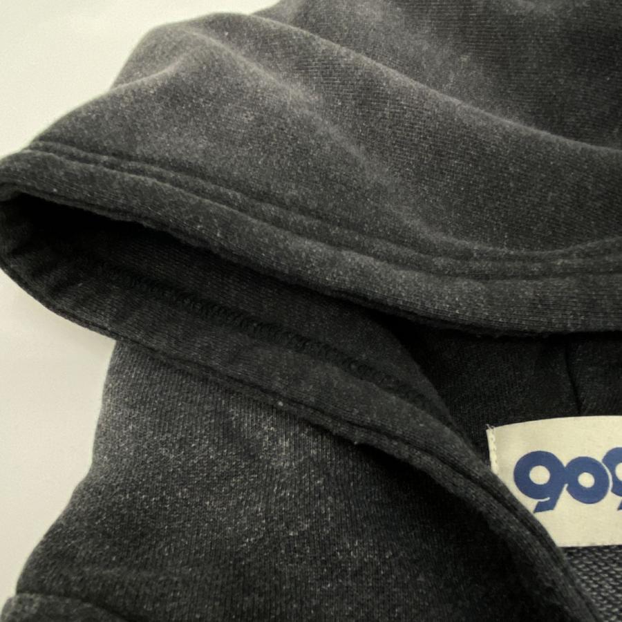 9090 ナインティナインティ Motion King Logo Pigment Zip Hoodie