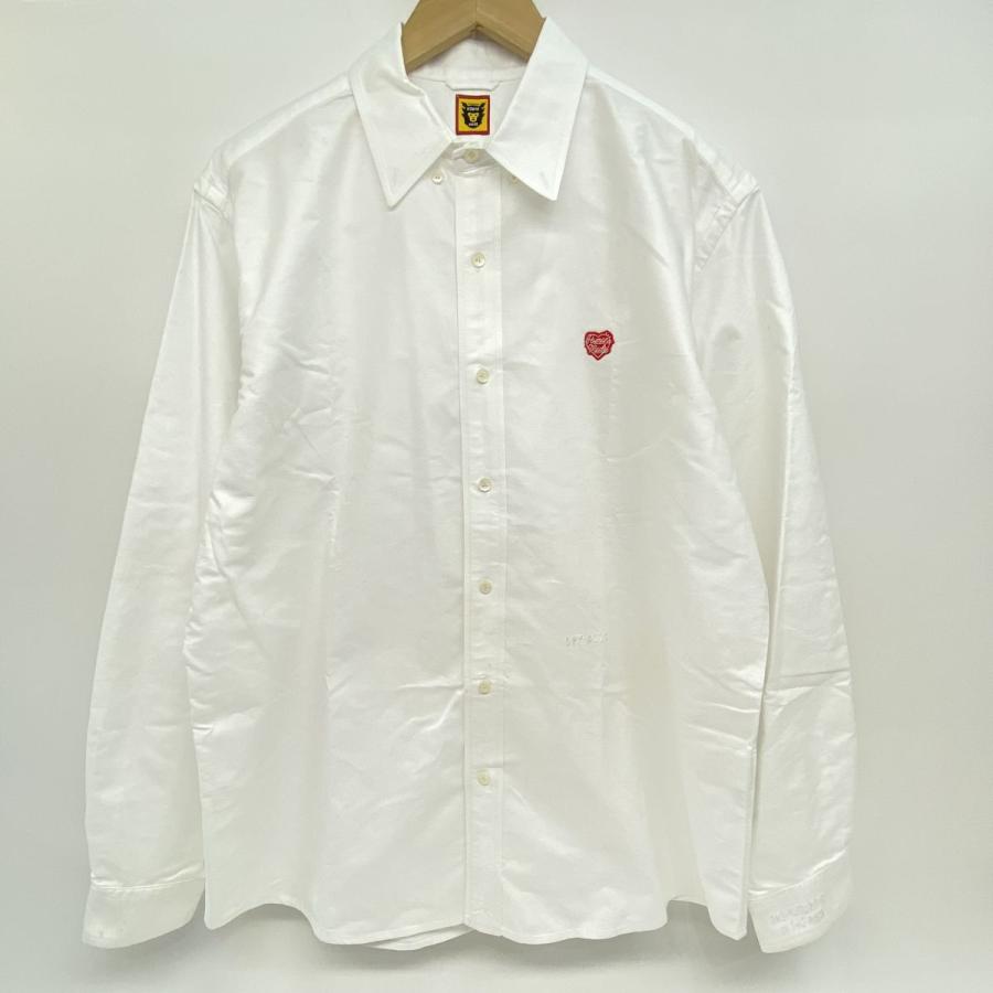 Human Made ボタンダウンシャツ ホワイト　オックスフォード HUMAN MADE ボタンダウンシャツ ホワイト HUMAN MADE ヒューマンメイド