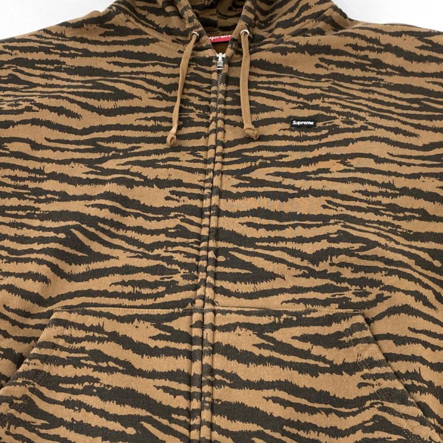 Supreme シュプリーム Small Box Zip Up Hooded Sweatshirt Tiger 