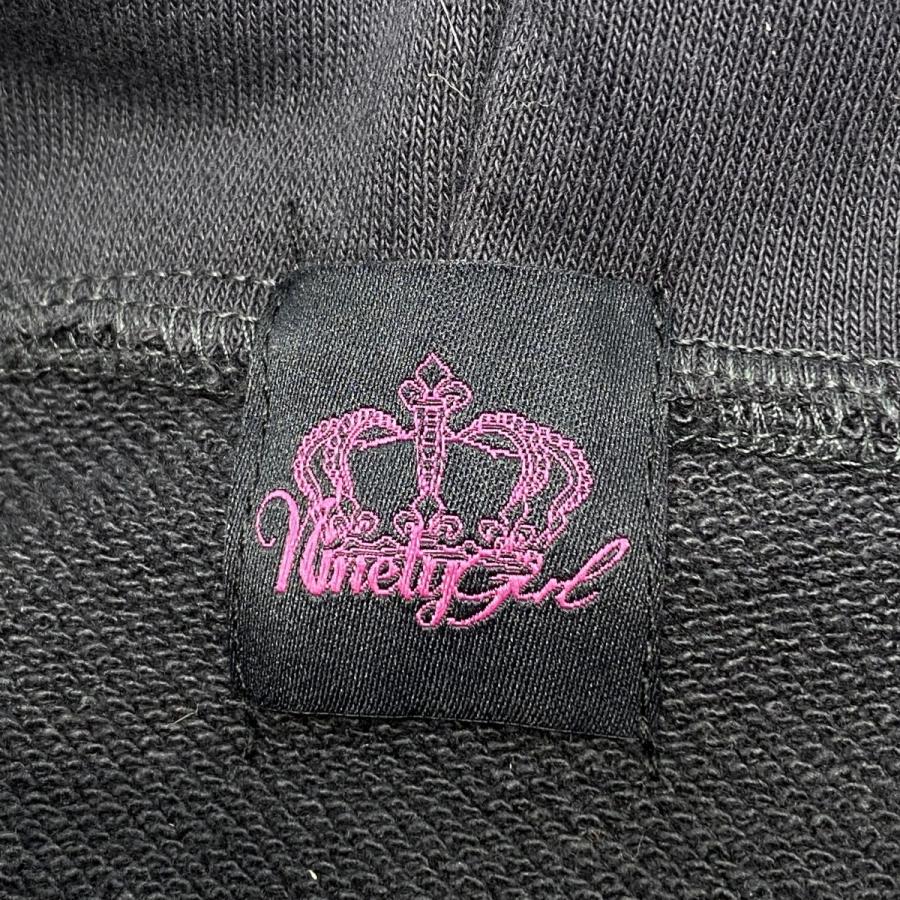 9090 ナインティナインティ Logo Far Zip Hoodie フーディ パーカー M