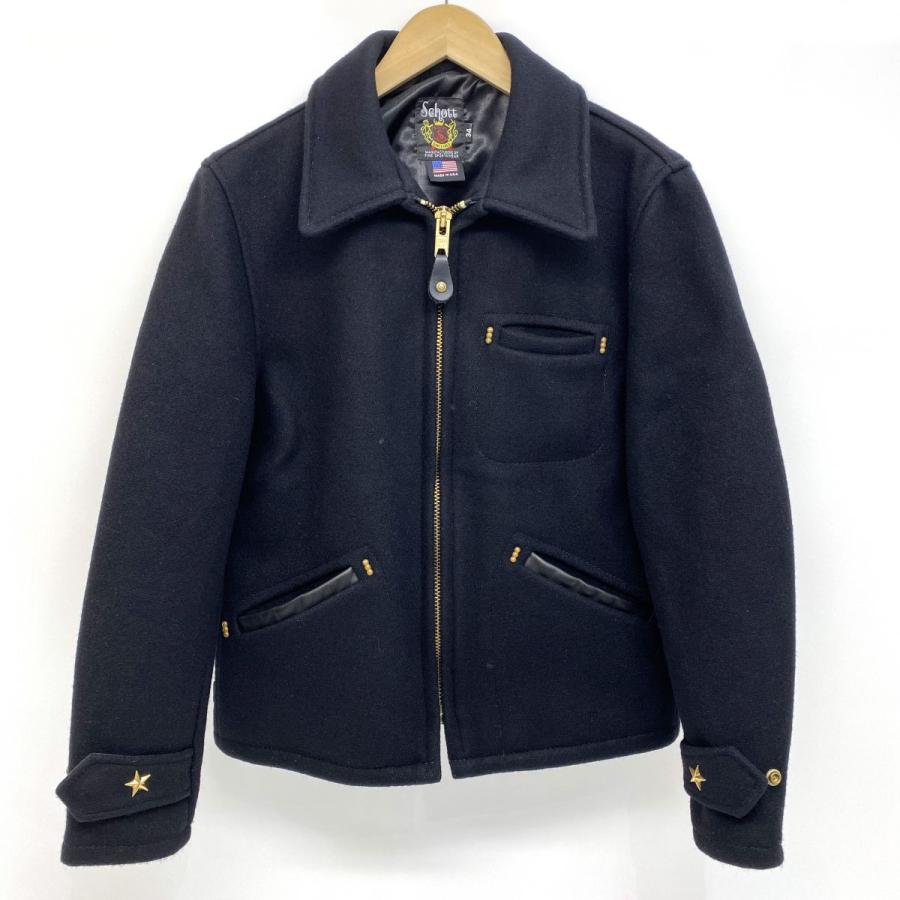 SCHOTT ショット 716 CPO JACKET ウールジャケット サイズ34 ブラック