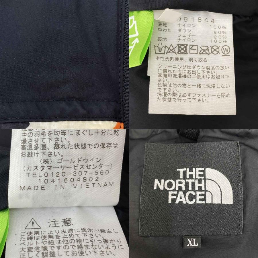 THE NORTH FACE センターロゴ刺繍 カモフラ ヌプシ ダウンベスト THE