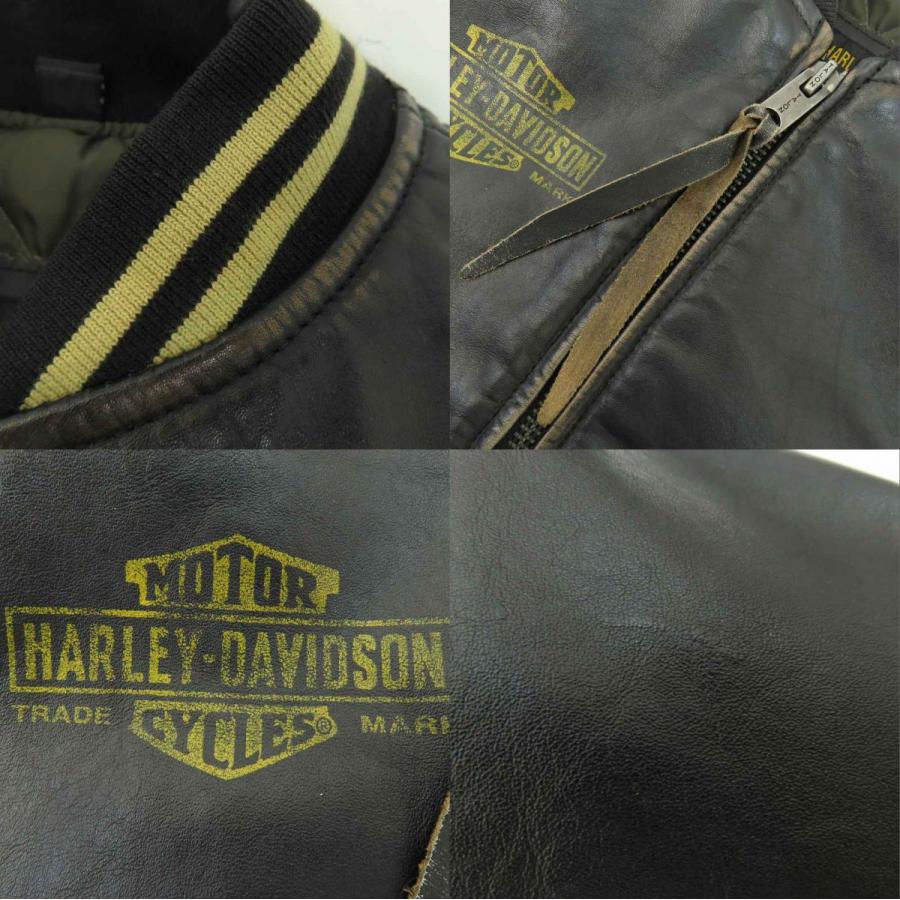HARLEY-DAVIDSON ハーレーダビッドソン レザー ボンバー ジャケット
