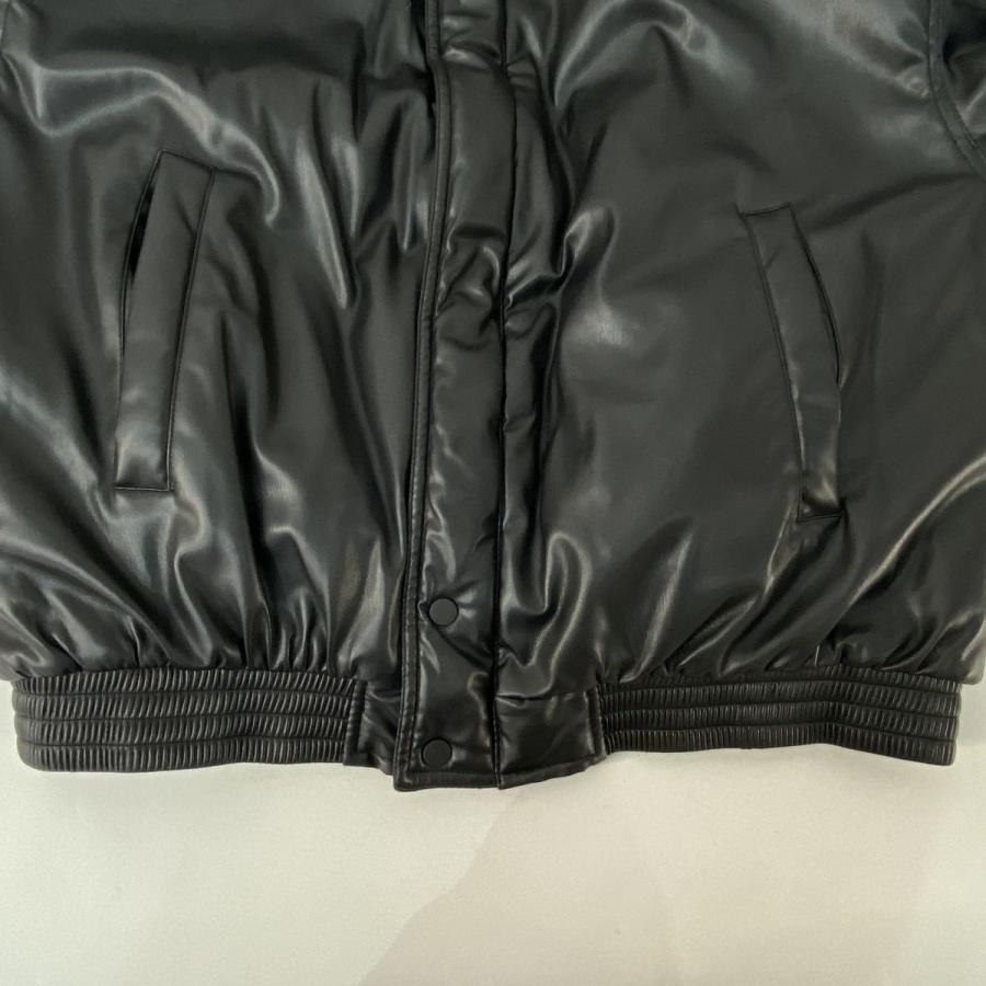 ZARA ザラ レザーブルゾン XLサイズ ブラック ※中古 : お宝ストア