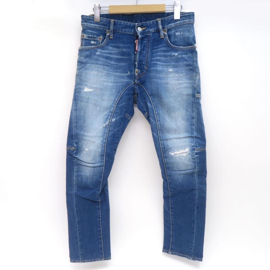 DSQUARED2 ディースクエアード TIDY BIKER JEANS デニムパンツ ボタン 
