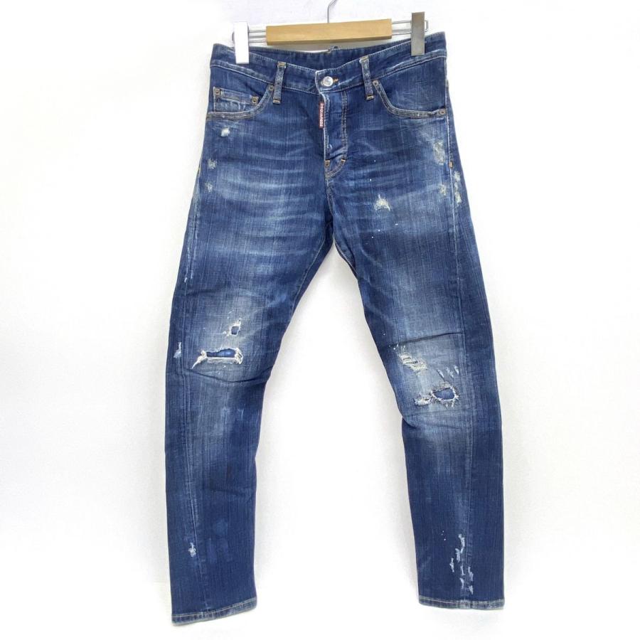 【美品】ディースクエアード Sexy Twist Jean デニム ダメージ加工 DSQUARED2 ディースクエアード SEXY TWIST JEAN ダメージ加工 デニム