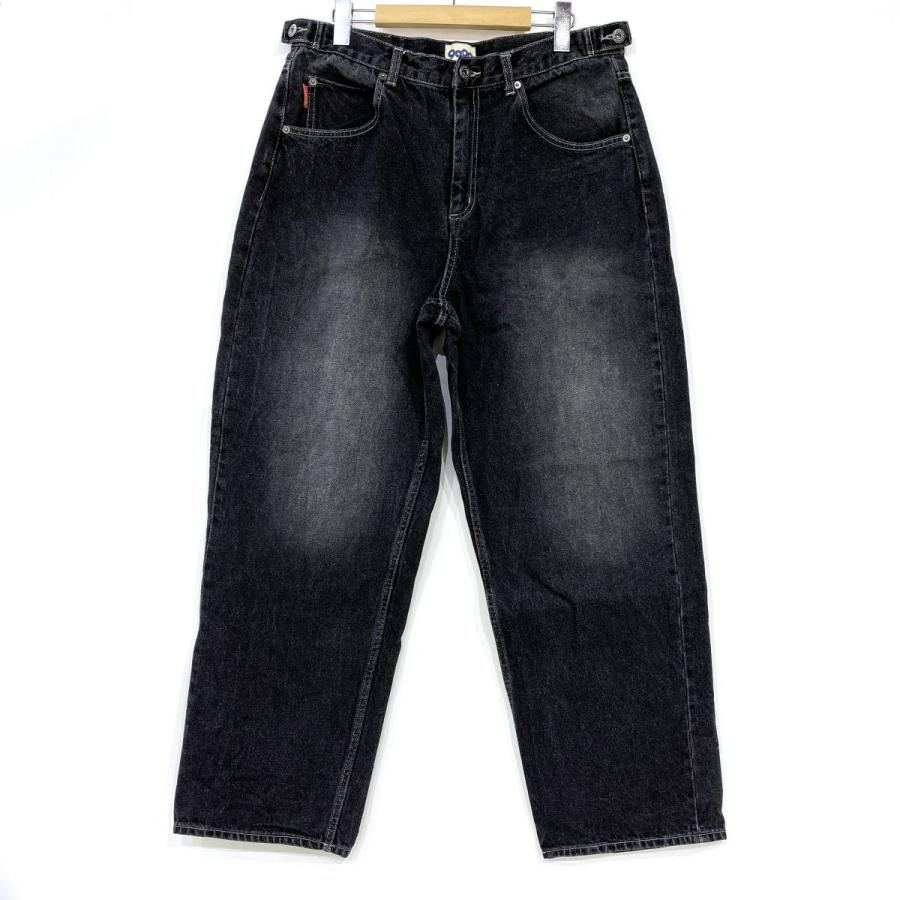 9090 ナインティナインティ King Logo Vintage Tapered Pants デニム