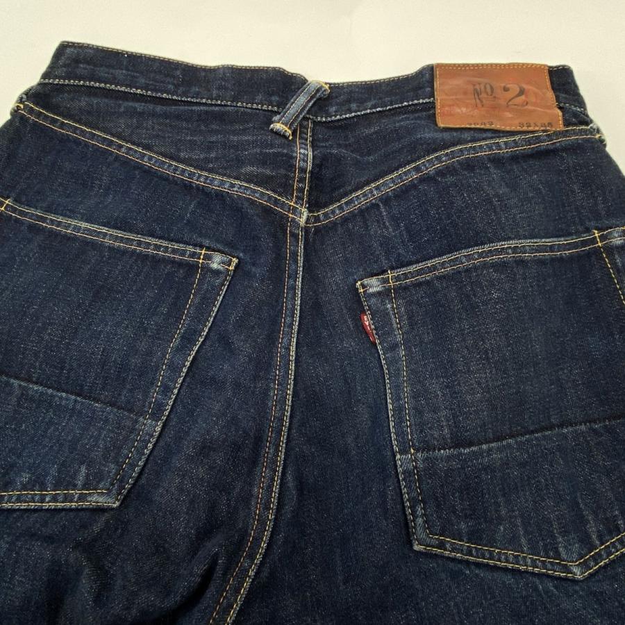 EVISU エヴィス 2002 NO.2 セルビッジ デニムパンツ サイズ：32×35