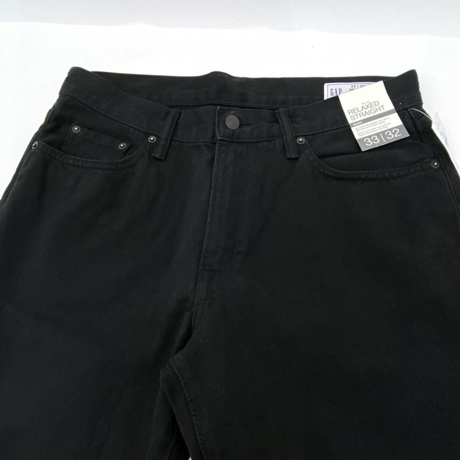 未使用】GAP ギャップ リラックスフィット ストレートデニムパンツ 