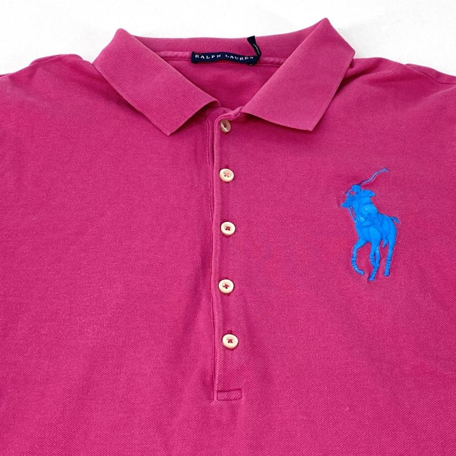 RALPH LAUREN ラルフローレン ビッグポニー ポロシャツ ピンク サイズ