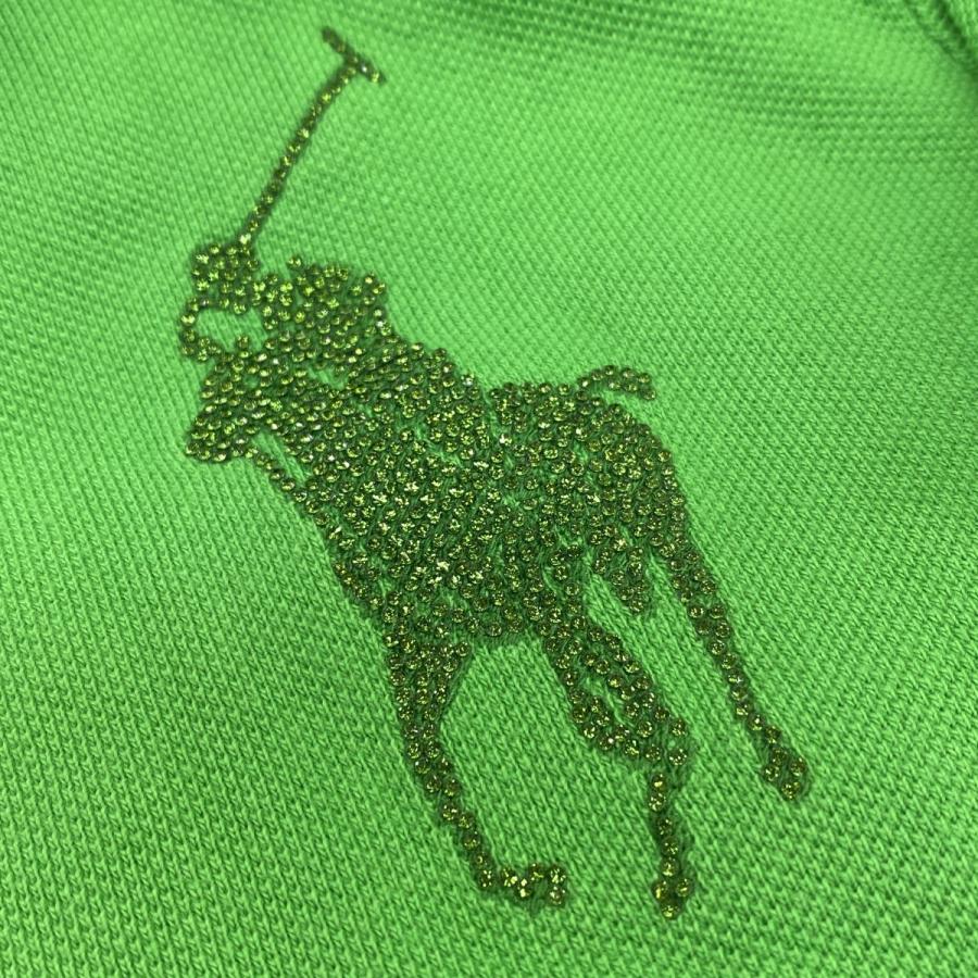 RALPH LAUREN ラルフローレン ラインストーン ビッグポニー ポロシャツ