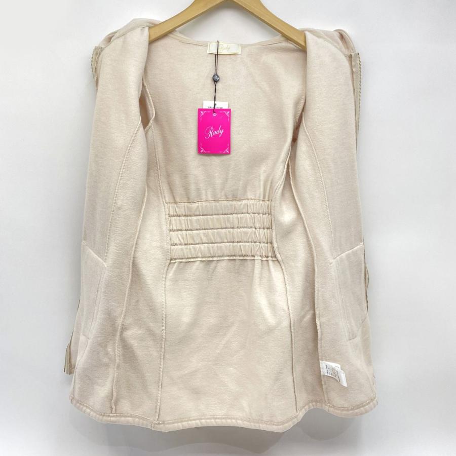 Rady レディー ジップアップ フーディ ワンピース Mサイズ ベージュ 