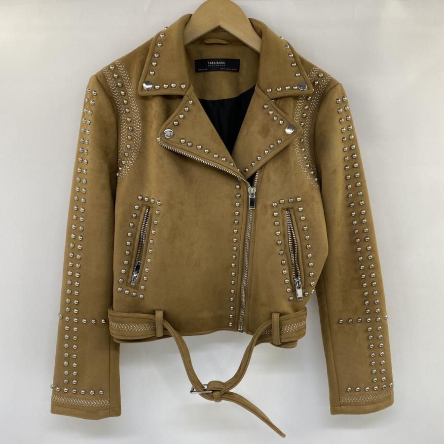 ZARA ザラ スエードライダースジャケット Mサイズ レディース ※中古