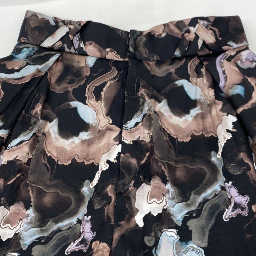MURRAL ミューラル Dipsacus slacks プリント ワイド スラックス