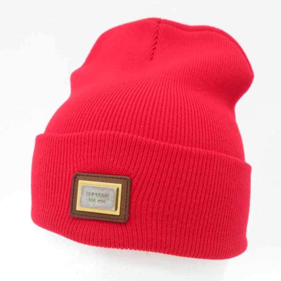 Supreme シュプリーム 12AW Metal Plate Beanie メタルプレート