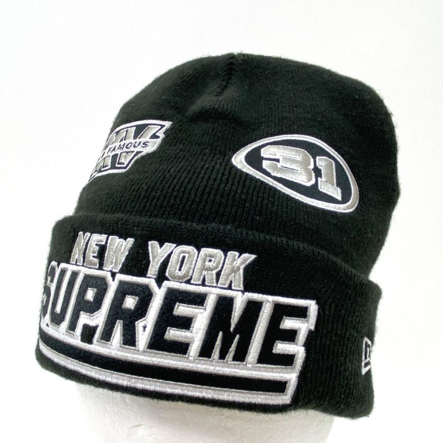 Supreme New Era Football Beanie ブラック 新品 Supreme New Era Football Beanie シュプリーム ニューエラ