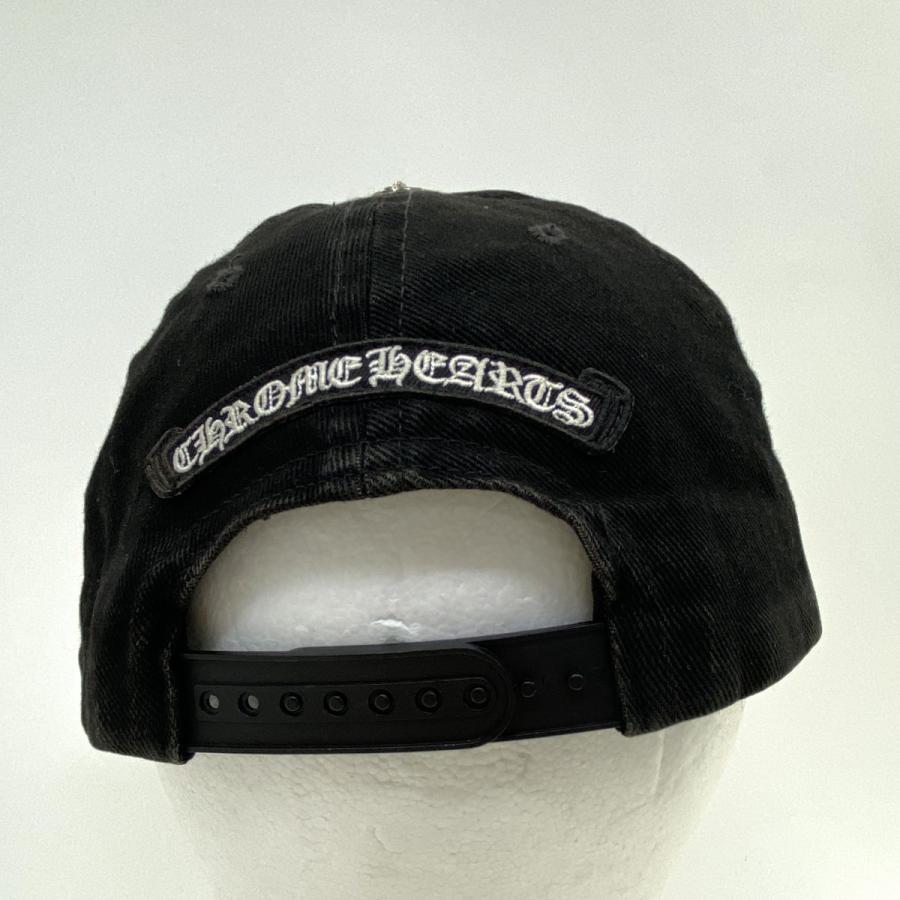 CHROME HEARTS クロムハーツ クロス刺繍 デニムキャップ 帽子 ワン