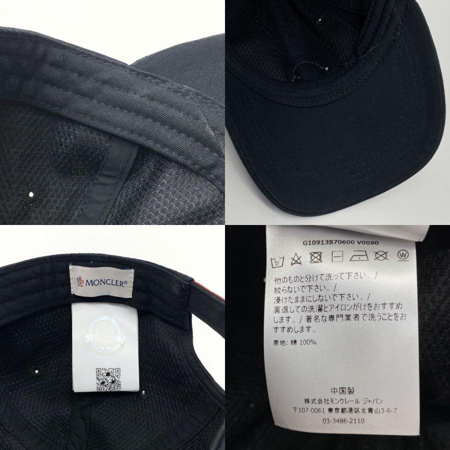 MONCLER モンクレール BERRETTO BASEBALL CAP ロゴワッペン キャップ