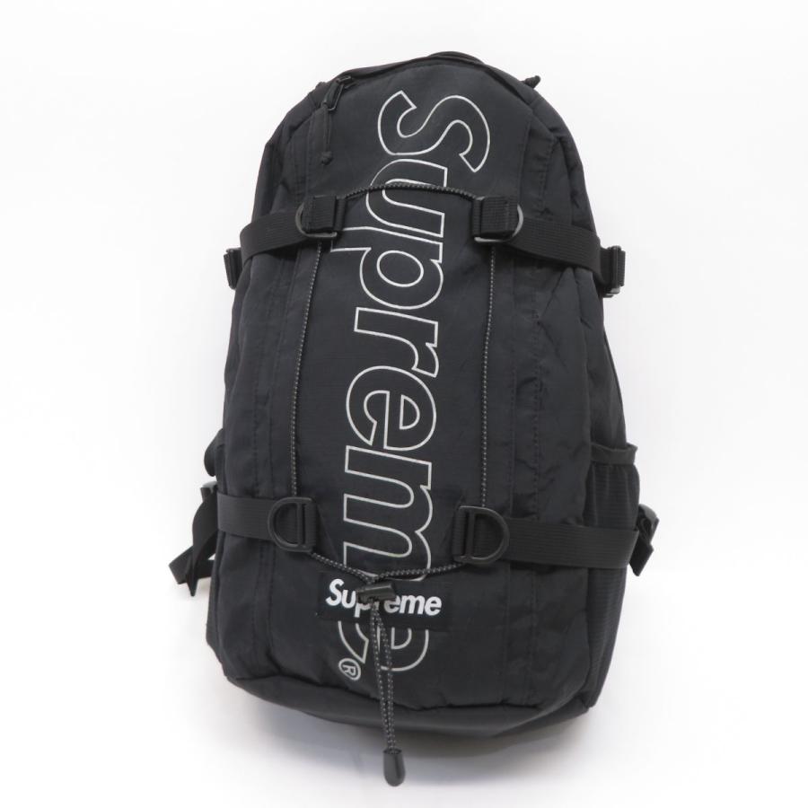 Supreme Backpack 2018 black 中古 Supreme シュプリーム 18FW バックパック リュック ブラック ※中古