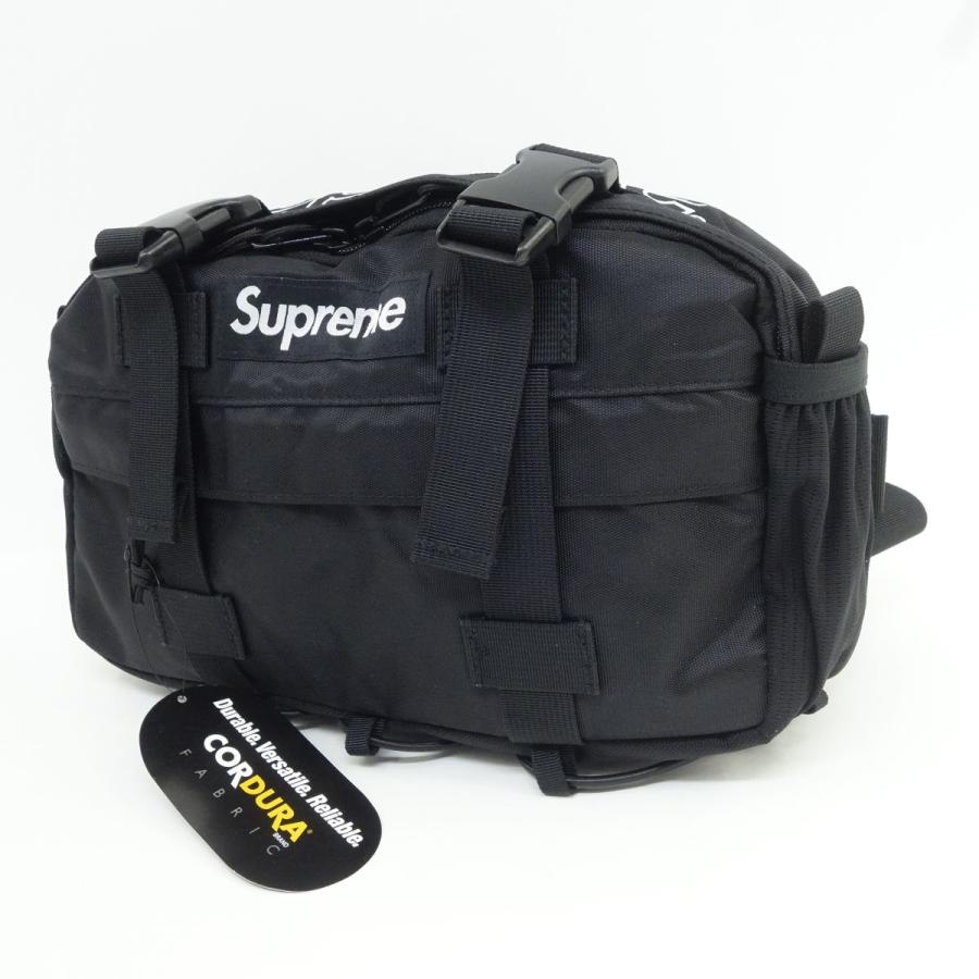 な*や様 supreme バッグ ウエストバッグ Supreme シュプリーム 19FW Waist Bagウエストバッグ ブラック ※中古