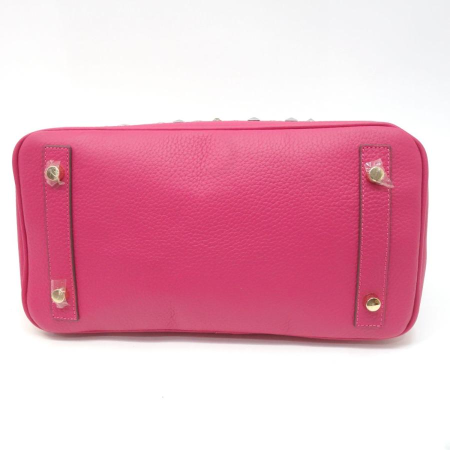 エミリアウィズポーチスタッズ牛革ボヤージュレディーピンク