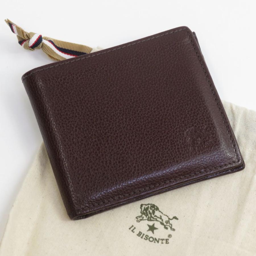 IL BISONTE イルビゾンテ レザー 二つ折り財布 ※中古 : お宝ストア