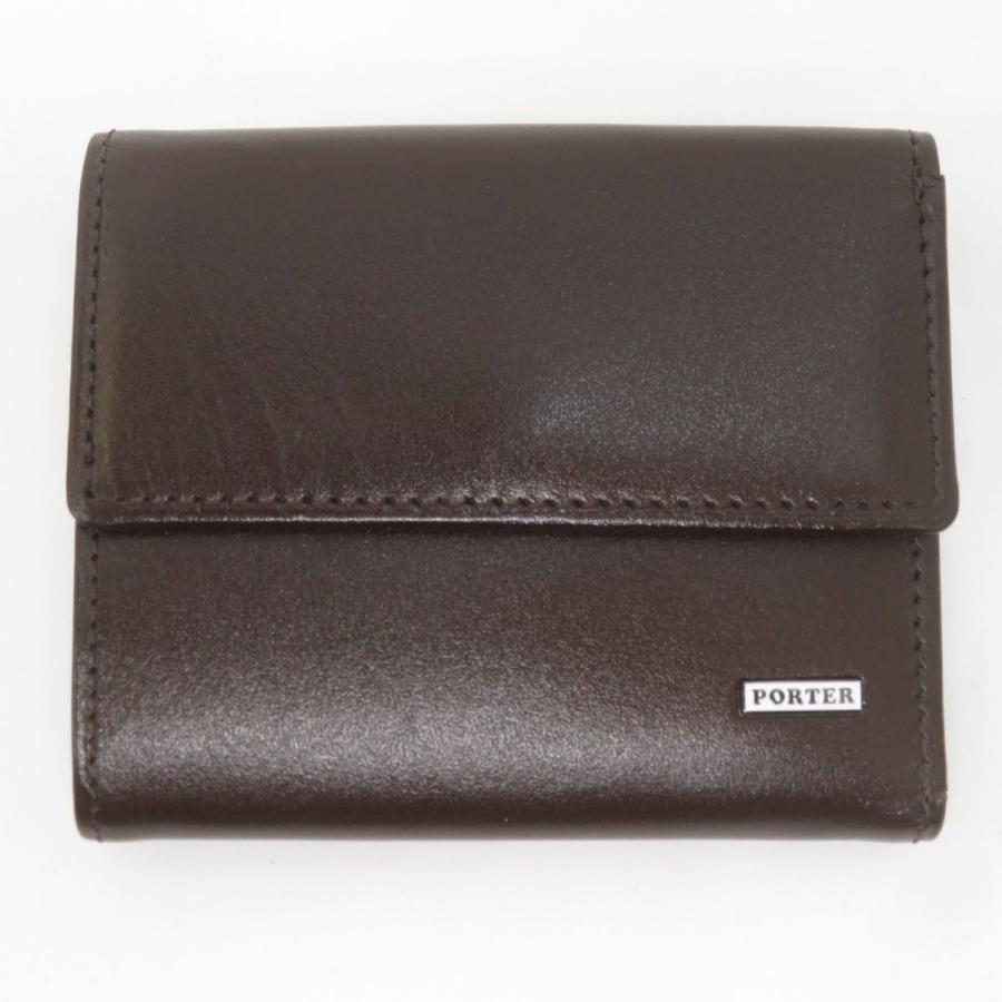 『新品未使用』PORTER シーン 三つ折り財布 ブラック レザー最終値下げ PORTER ポーター SHEEN WALLET シーン 三つ折り財布 110-02971 ※中古美