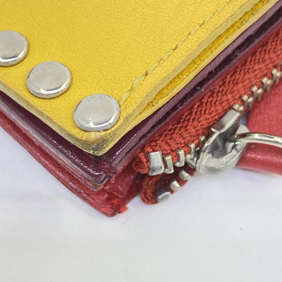 TOGA トーガ Leather wallet studs small レザー 二つ折り財布 TZ31