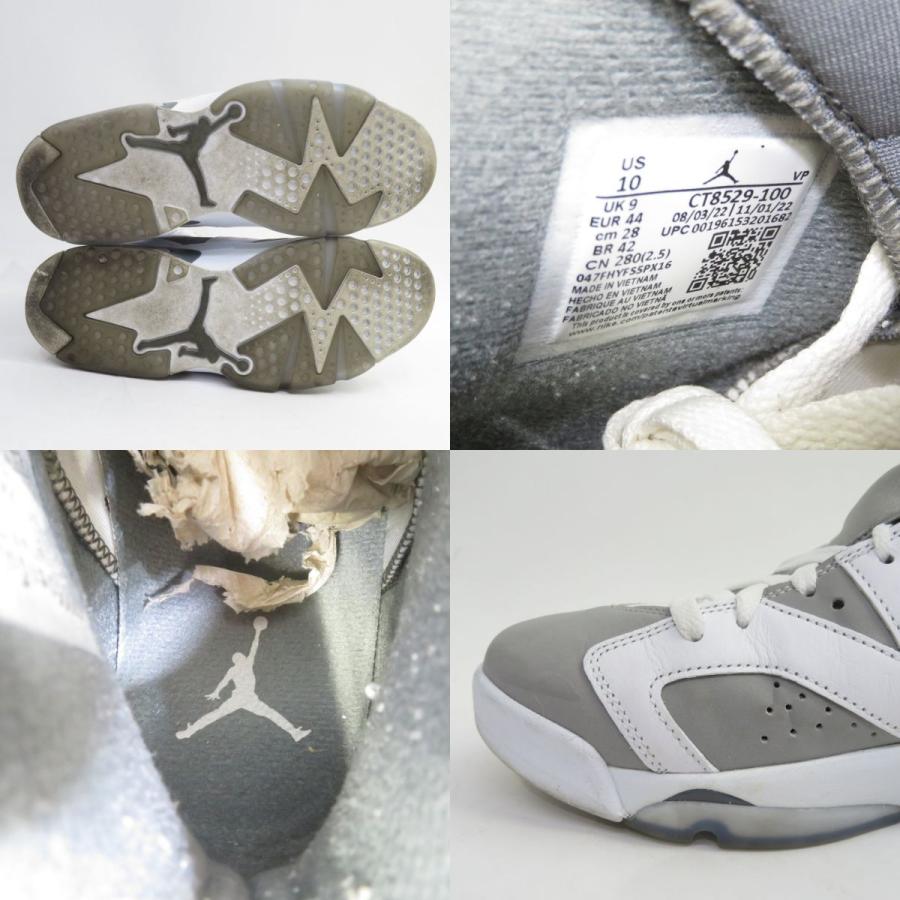 NIKE ナイキ AIR JORDAN 6 RETRO エアジョーダン レトロ CT8529-100 US10 28cm 箱有 ※中古｜kinoko-dou｜06