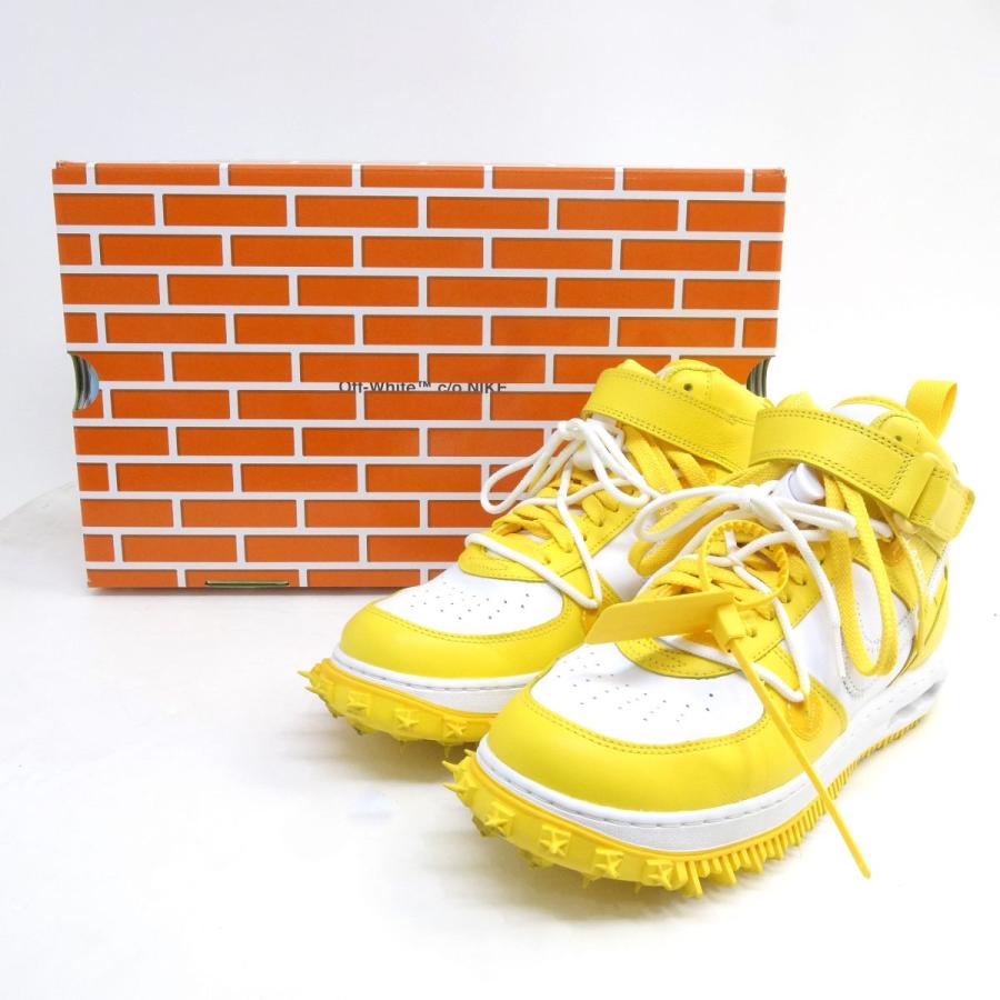NIKE×Off?White ナイキ オフホワイト AIR FORCE 1 MID SP LTHR DR0500