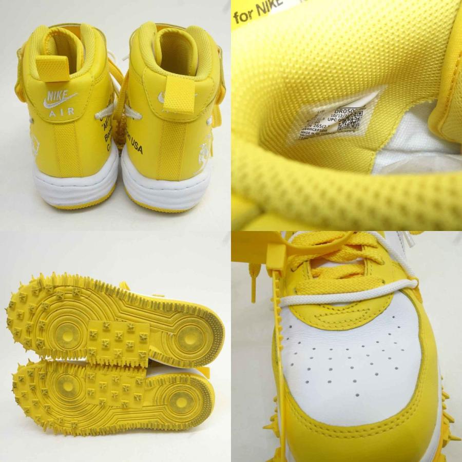 NIKE×Off?White ナイキ オフホワイト AIR FORCE 1 MID SP LTHR DR0500