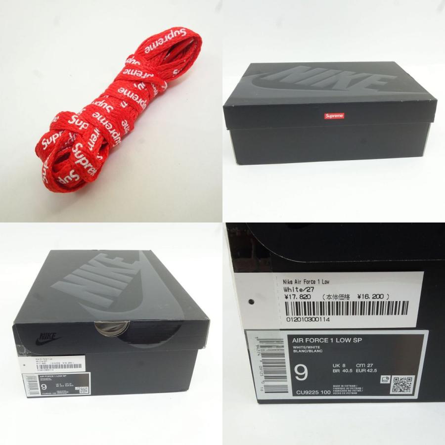 未使用】NIKE × Supreme ナイキ シュプリーム AIR FORCE 1 LOW エア 