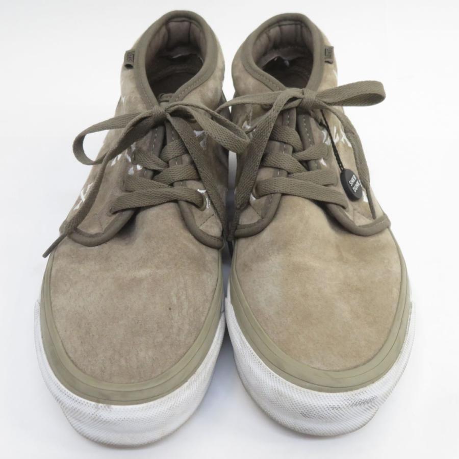 WTAPS x VANS VAULT クロスボーン刺繍スエードスリッポン WTAPS x