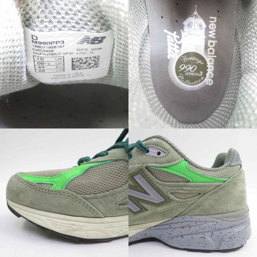 Patta パタ × New Balance ニューバランス コラボ M990v3 M990PP3 US10