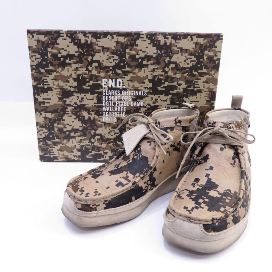 END. × CLARKS エンド・クラークス WALLABEE GTX ワラビーブーツ UK8