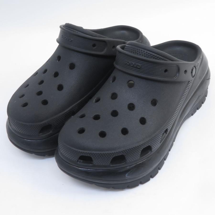 クロックス　メガクラッシュ黒　Ｍ10・W12 28〜28.5㎝　美品 Crocs クロックス MEGA CRUSH CLOG メガ クラッシュ クロッグ 厚底 M10
