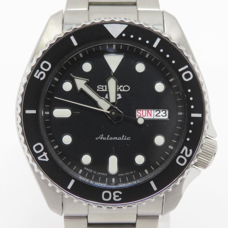 【稼働品】SEIKO5セイコーファイブスポーツ4R36-07G0裏スケ SEIKO セイコー 5スポーツ 4R36-07G0 裏スケルトン 自動巻き 腕時計