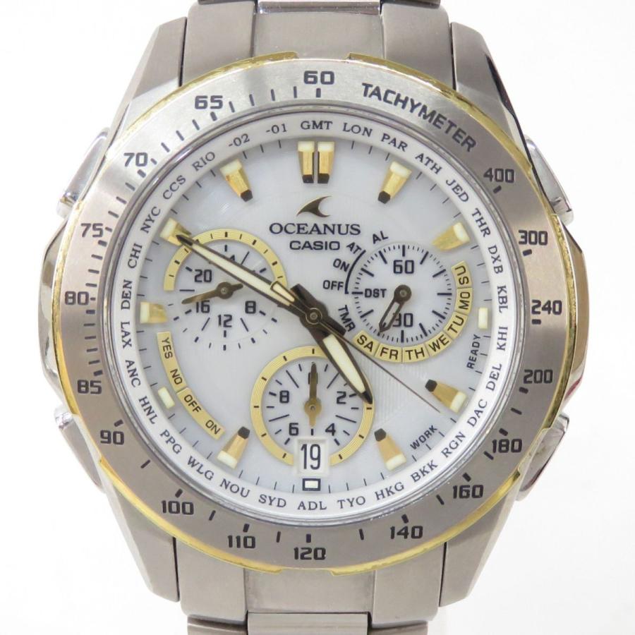 CASIO カシオ OCEANUS オシアナス OCW-M800 クロノグラフ 電波ソーラー 